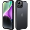 image:imageJETech Matte Case for iPhone 14 Black  MilitaryGrade Protection Frosted Matte Back AntiFingerprint Finish Shockproof DesignBlack