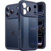 image:imageJETech Matte Case for iPhone 17 Pro Dark Blue  Camera Lens Protection Shockproof Military Grade Drop Protection Frosted Translucent Back Minimalist Phone CoverDark Blue