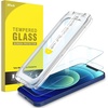 image:imageJETech One Touch Screen Protector for iPhone 17e16e14 2Pack  Auto Alignment Installation HD Clear Full Coverage Tempered Glass BubbleFree ApplicationiPhone 1212 Pro