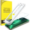 image:imageJETech One Touch Screen Protector for iPhone 17e16e14 2Pack  Auto Alignment Installation HD Clear Full Coverage Tempered Glass BubbleFree ApplicationiPhone 13 Pro Max