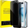 image:imageJETech Privacy Screen Protector for iPhone 16 2Pack  AntiSpy Privacy Protection Tempered Glass Easy Installation Tool AntiScratch DesigniPhone 15 Plus