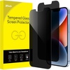 image:imageJETech Privacy Screen Protector for iPhone 17e16e14 2Pack  AntiSpy Privacy Protection Tempered Glass Face ID CompatibleiPhone 14 Plus