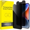 image:imageJETech Privacy Screen Protector for iPhone 17e16e14 2Pack  AntiSpy Privacy Protection Tempered Glass Face ID CompatibleiPhone 17e16e14