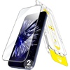 image:imageJETech Screen Protector for iPhone 17 Pro Max 2Pack  10Second OneStep Installation Tempered Glass AntiFingerprint HD Clear CaseFriendlyiPhone 17 Pro