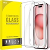 image:imageJETech Screen Protector for iPhone 17e16e13 Pro13 2Pack  9H Tempered Glass HD Clear AntiScratch Protection Easy Installation TooliPhone 15