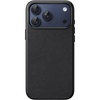 image:imageJETech Vegan Leather Case for iPhone 17 Pro Max Deep Blue  Compatible with MagSafe AntiSlip Grip Phone Cover Builtin Camera Control Button Soft Microfiber LiningBlack