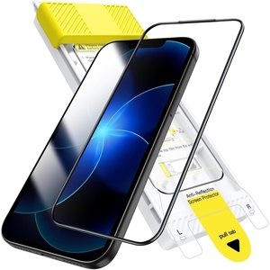 image:imageJETech 3D 9H AntiReflective Screen Protector for iPhone 17 Pro Max  Full Coverage Tempered Glass AR Coating MilitaryGrade Shatterproof SmudgeResistant Easy Install 1PackiPhone 17e16e
