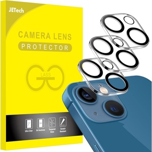 image:imageJETech Camera Lens Protector for iPhone 1313 mini 3Pack  9H Tempered Glass HD Clear AntiScratch Protection Night Shot Compatible CaseFriendlyiPhone 1313 mini