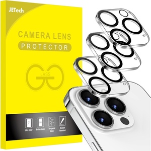image:imageJETech Camera Lens Protector for iPhone 1414 Plus 3Pack  9H Tempered Glass HD Clear AntiScratch Protection Night Shot Compatible CaseFriendlyiPhone 14 Pro14 Pro Max