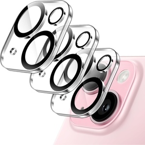 image:imageJETech Camera Lens Protector for iPhone 1515 Plus 3Pack  9H Tempered Glass HD Clear AntiScratch Protection Night Shot Compatible CaseFriendlyiPhone 15  15 Plus
