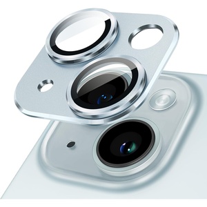 image:imageJETech Camera Lens Protector for iPhone 17 Pro Max Orange 1Pack  FullCoverage 9H Tempered Glass Matte Metal Finish CaseFriendly HD ClearBlue