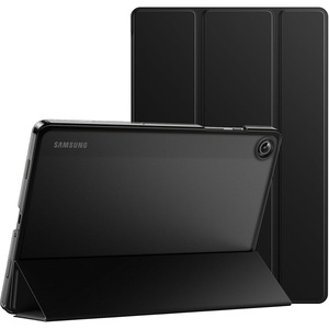 image:imageJETech Case Cover for Samsung Galaxy Tab A9 Plus 11 Black  Slim Translucent Back Design TriFold Stand Auto WakeSleep Lightweight Shockproof ProtectionBlack