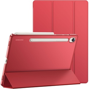 image:imageJETech Case Cover for Samsung Galaxy Tab S9 11 Black  Slim Translucent Back Design TriFold Stand Support S Pen Charging Auto WakeSleep Lightweight Shockproof ProtectionRed