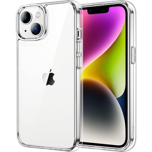 image:imageJETech Case for iPhone 14 AntiYellowing Clear  Shockproof Protection Scratch Resistant Hard PC Back Durable Transparent TPU BumperClear