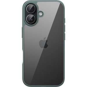 image:imageJETech Case for iPhone 17 Pro Max Orange  Solid Color Matte TPU Frame Scratch Resistant Clear Back Phone CoverDark Green