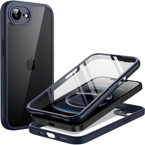 image:imageJETech Case for iPhone 17e16e 360 Protection Black  Builtin Screen Protector AntiScratch 360 Degree Full Body RuggedStorm Blue
