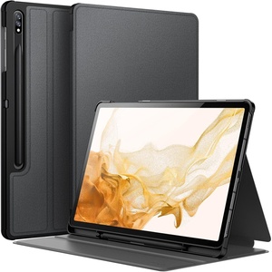image:imageJETech Folio Case for Samsung Galaxy Tab S8 PlusS7 FES7 Plus 124 Black  For 202220212020 Model MultiAngle Stand Cover S Pen Holder Slim Protective Cover Auto WakeSleepBlack