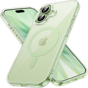 image:imageJETech Magnetic Case for iPhone 17 Clear  Compatible with MagSafe Shockproof Phone Bumper Cover Scratch Resistant Clear BackSage