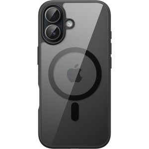 image:imageJETech Magnetic Case for iPhone 17 Pro Max Orange  Compatible with MagSafe Solid Color Matte TPU Frame Clear Back Shockproof BumperBlack