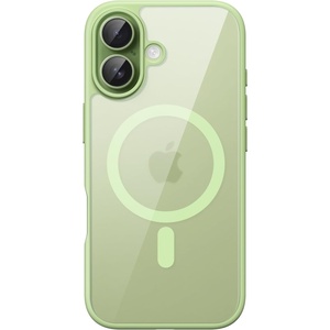 image:imageJETech Magnetic Case for iPhone 17 Pro Max Orange  Compatible with MagSafe Solid Color Matte TPU Frame Clear Back Shockproof BumperSage
