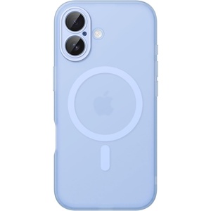 image:imageJETech Magnetic Matte Case for iPhone 17 Black  Compatible with MagSafe Translucent Frosted Soft TPU Cover AntiYellowing AntiFingerprint ShockproofMist Blue