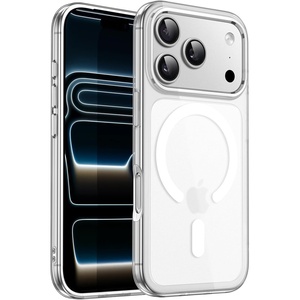 image:imageJETech Magnetic Matte Case for iPhone 17 Pro Max Dark BlueFrosted Clear