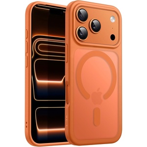 image:imageJETech Magnetic Matte Case for iPhone 17 Pro Max Dark BlueOrange