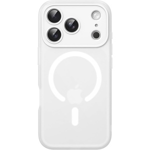 image:imageJETech Magnetic Matte Case for iPhone 17 Pro Max Frosted Clear  Compatible with MagSafe Translucent Frosted Soft TPU Cover AntiYellowing AntiFingerprint ShockproofFrosted Clear