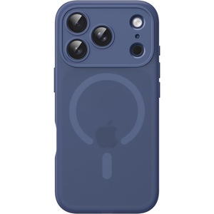 image:imageJETech Magnetic Matte Case for iPhone 17 Pro Max Frosted Clear  Compatible with MagSafe Translucent Frosted Soft TPU Cover AntiYellowing AntiFingerprint ShockproofDeep Blue