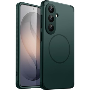image:imageJETech Magnetic Rugged Case for Samsung Galaxy S26 Black  Compatible with MagSafe DualLayer Protection Camera Lens Protection Hard PC BackMidnight Green