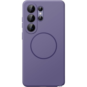 image:imageJETech Magnetic Silicone Case for Samsung Galaxy S26 Black  Compatible with MagSafe Silky Soft Touch Full Camera Lens Protection Shock Absorbing Phone CoverHeron Purple