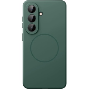 image:imageJETech Magnetic Silicone Case for Samsung Galaxy S26 Black  Compatible with MagSafe Silky Soft Touch Full Camera Lens Protection Shock Absorbing Phone CoverMidnight Green