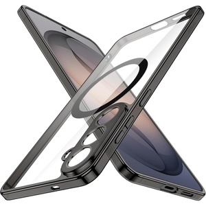 image:imageJETech Magnetic Slim Case for Samsung Galaxy S26 Clear  Compatible with MagSafe Camera Lens Protection UltraThin Lightweight Design Minimalist Style Clear BackBlack