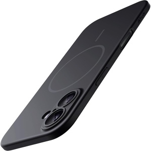 image:imageJETech Magnetic Slim Case for iPhone 17 Pro Max Black  Compatible with MagSafe Camera Lens Protection UltraThin Matte Finish Lightweight Design Minimalist StyleBlack
