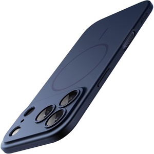 image:imageJETech Magnetic Slim Case for iPhone 17 Pro Max Black  Compatible with MagSafe Camera Lens Protection UltraThin Matte Finish Lightweight Design Minimalist StyleDark Blue