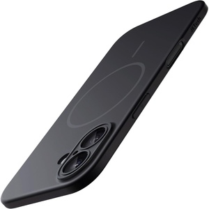 image:imageJETech Magnetic Slim Case for iPhone 17e16e Black  Compatible with MagSafe Camera Lens Protection UltraThin Matte Finish Lightweight Design Minimalist StyleBlack