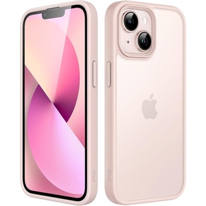 image:imageJETech Matte Case for iPhone 13 Black  MilitaryGrade Protection Frosted Matte Back AntiFingerprint Finish Shockproof DesignChalk Pink