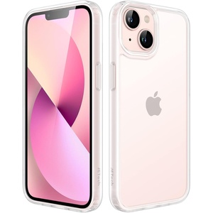 image:imageJETech Matte Case for iPhone 13 Black  MilitaryGrade Protection Frosted Matte Back AntiFingerprint Finish Shockproof DesignFrosted Clear
