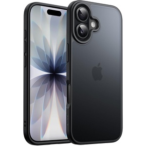 image:imageJETech Matte Case for iPhone 17 Black  MilitaryGrade Protection Frosted Matte Back AntiFingerprint Finish Shockproof Design Minimalist StyleBlack
