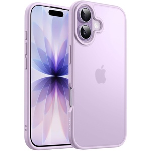 image:imageJETech Matte Case for iPhone 17 Black  MilitaryGrade Protection Frosted Matte Back AntiFingerprint Finish Shockproof Design Minimalist StyleLavender