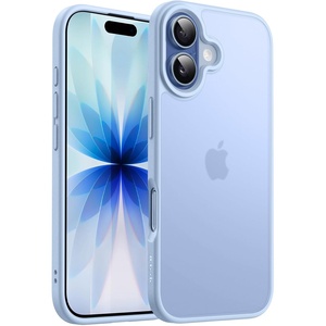 image:imageJETech Matte Case for iPhone 17 Black  MilitaryGrade Protection Frosted Matte Back AntiFingerprint Finish Shockproof Design Minimalist StyleMist Blue