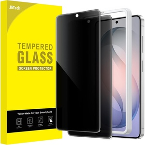 image:imageJETech Privacy Screen Protector for Samsung Galaxy S26 2Pack  AntiSpy Privacy Protection Tempered Glass Easy Installation Tool CaseFriendly AntiScratch DesignGalaxy S26