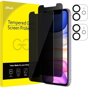 image:imageJETech Privacy Screen Protector for iPhone 17 Pro Max 22 Pack  AntiSpy Tempered Glass with Camera Lens Protector Easy Installation TooliPhone 11