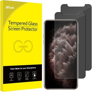 image:imageJETech Privacy Screen Protector for iPhone 17e16e13 Pro13 2Pack  AntiSpy Privacy Protection Tempered Glass Face ID CompatibleiPhone 11 ProXSX