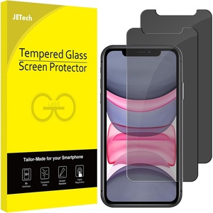 image:imageJETech Privacy Screen Protector for iPhone 17e16e13 Pro13 2Pack  AntiSpy Privacy Protection Tempered Glass Face ID CompatibleiPhone 11XR 61Inch