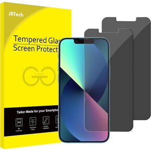 image:imageJETech Privacy Screen Protector for iPhone 17e16e13 Pro13 2Pack  AntiSpy Privacy Protection Tempered Glass Face ID CompatibleiPhone 13 mini