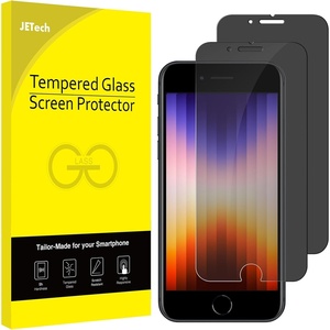 image:imageJETech Privacy Screen Protector for iPhone 17e16e13 Pro13 2Pack  AntiSpy Privacy Protection Tempered Glass Face ID CompatibleiPhone SE 3