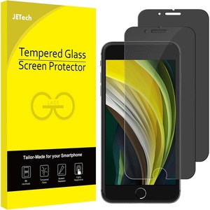 image:imageJETech Privacy Screen Protector for iPhone 17e16e13 Pro13 2Pack  AntiSpy Privacy Protection Tempered Glass Face ID CompatibleiPhone SE 32iPhone 87