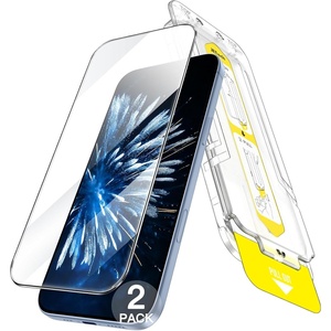 image:imageJETech Screen Protector for iPhone 17 Pro Max 2Pack  10Second OneStep Installation Tempered Glass AntiFingerprint HD Clear CaseFriendlyiPhone 17