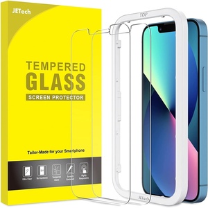 image:imageJETech Screen Protector for iPhone 17e16e13 Pro13 2Pack  9H Tempered Glass HD Clear AntiScratch Protection Easy Installation TooliPhone 17e16e1313 Pro